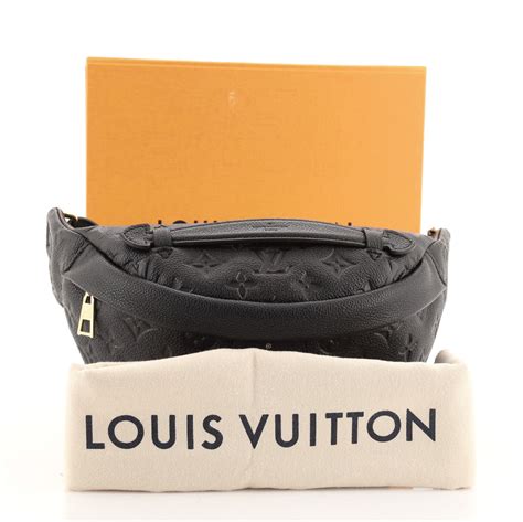 louis vuitton bum bag black|louis vuitton monogram mini bumbag.